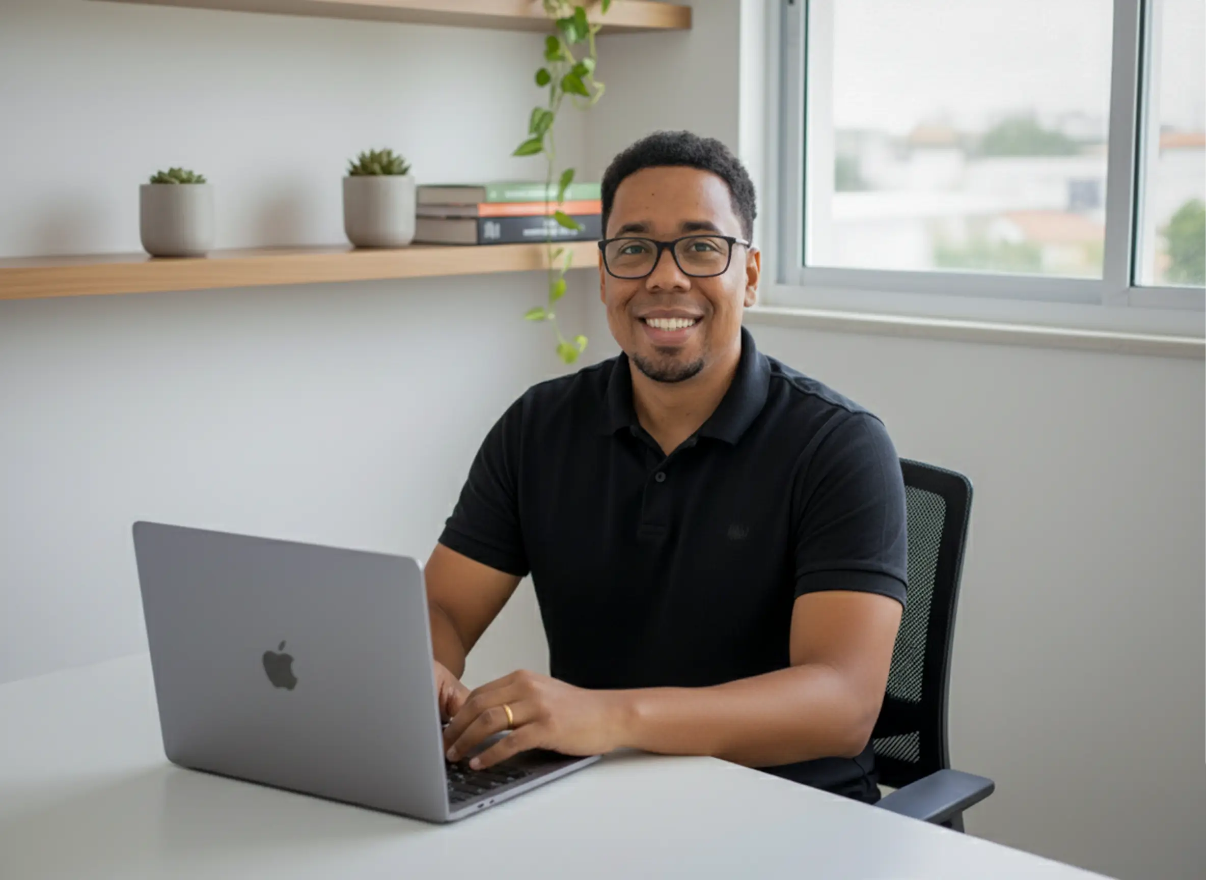 Rafa martins no escritório